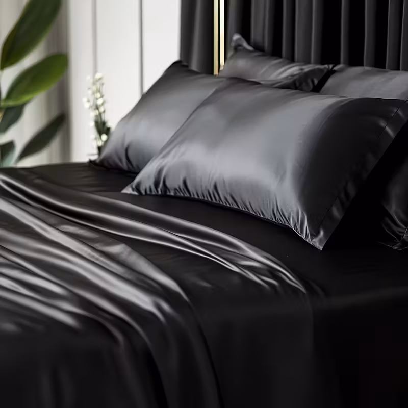 Satin Bed Sheet Set - Soft & Silky