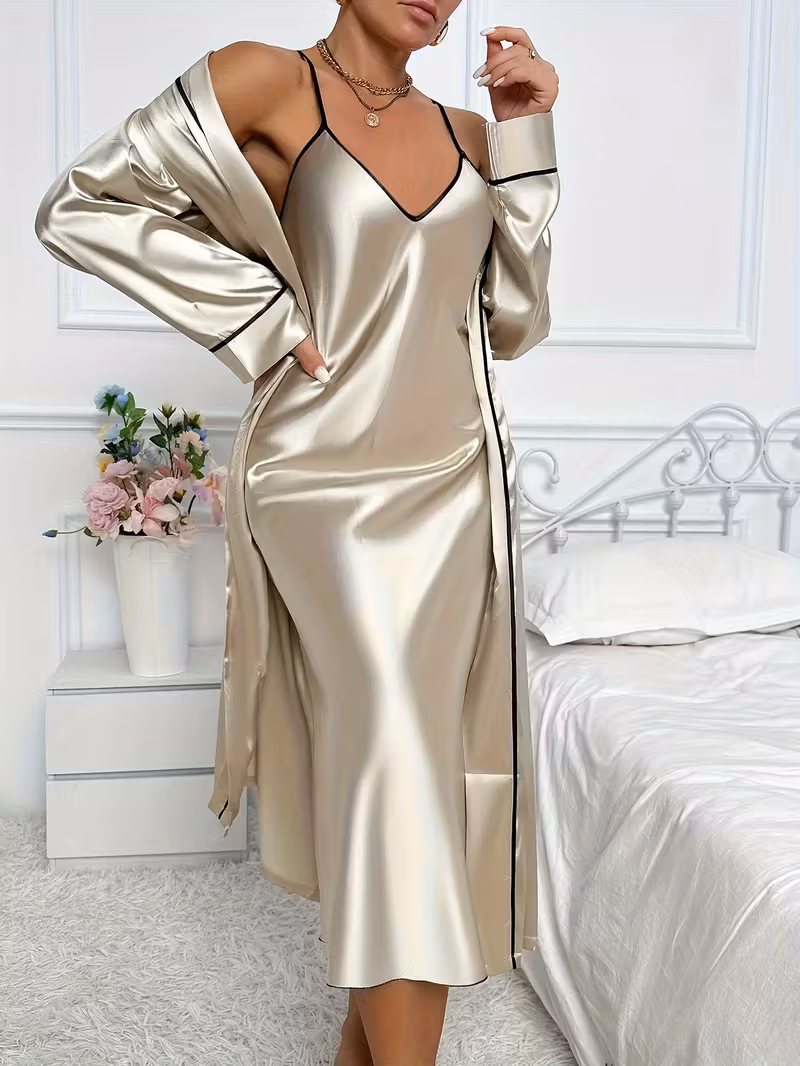 Nightgown Two-Piece Set