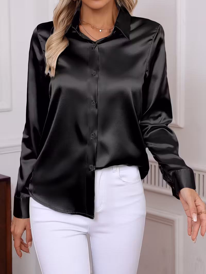 Elegant Long Sleeve Blouse